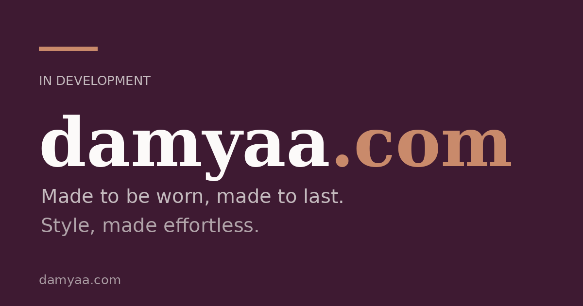 Link preview image for damyaa.com